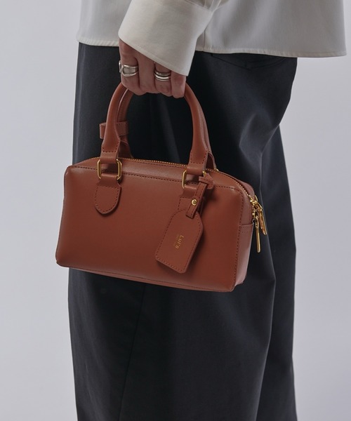 Lui's(ルイス)の「ミニボストン2WAY BAG (ショルダーバッグ)(ショルダーバッグ・メンズ・ブラック/ブラウン・FREE)」の5枚目の写真