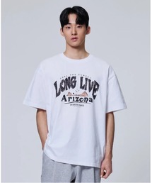 アリゾナキャンプレタリング半袖Tシャツ