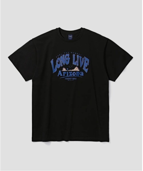 Vini(ヴィニ)の「アリゾナキャンプレタリング半袖Tシャツ(Tシャツ/カットソー・レディース・ライトベージュ/ブラック/ホワイト・LARGE/MEDIUM/SMALL)」の4枚目の写真