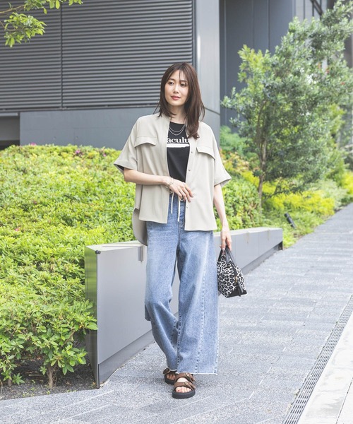 GLOBAL WORK(グローバルワーク)の「エアかるダブルベルトサンダル/494075(サンダル・レディース・ブラック/ベージュ/ブラウン・MEDIUM/LARGE)」の5枚目の写真