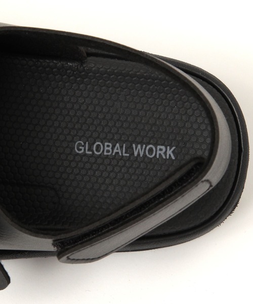 GLOBAL WORK(グローバルワーク)の「エアかるダブルベルトサンダル/494075(サンダル・レディース・ブラック/ベージュ/ブラウン・MEDIUM/LARGE)」の17枚目の写真