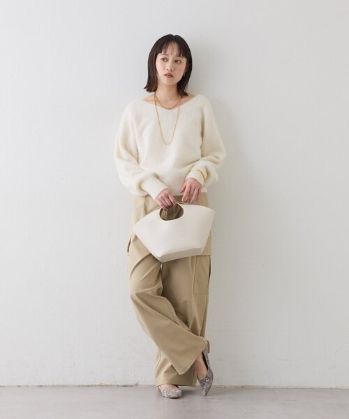 RIVE DROITE(リヴドロワ)の「【エッジの効いた足元に】パイソン柄フラットパンプス(パンプス・レディース・グレー・38/36/37)」の18枚目の写真