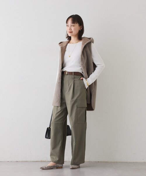 RIVE DROITE(リヴドロワ)の「【エッジの効いた足元に】パイソン柄フラットパンプス(パンプス・レディース・グレー・38/36/37)」の17枚目の写真