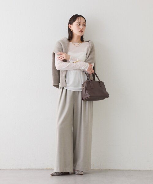 RIVE DROITE(リヴドロワ)の「【エッジの効いた足元に】パイソン柄フラットパンプス(パンプス・レディース・グレー・38/36/37)」の14枚目の写真