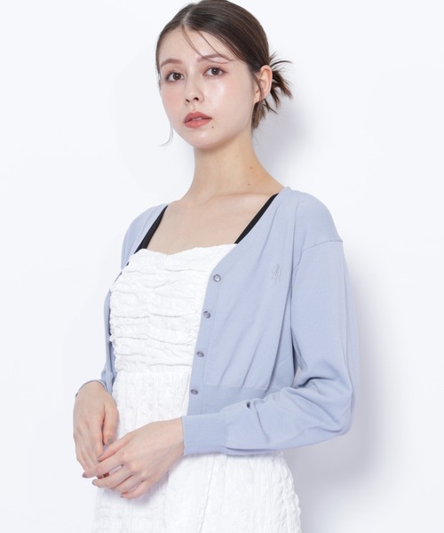 JILL by JILL STUART(ジルバイジルスチュアート)の「◇UV&ウォッシャブルカーディガン(ニット/セーター・レディース・ネイビー/ブルー/グレー/ホワイト系その他・FREE)」の13枚目の写真