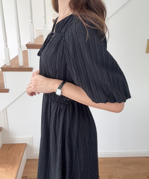 セール】2way楊柳リボンワンピース（ワンピース）｜LAUIR