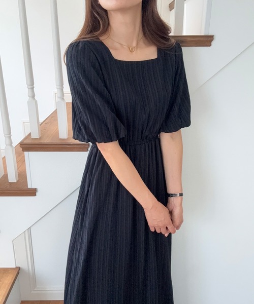 セール】2way楊柳リボンワンピース（ワンピース）｜LAUIR（ラウアー