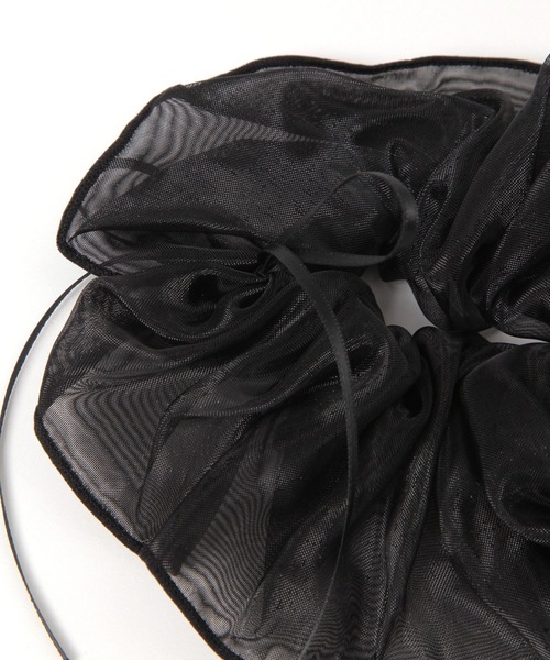 repipi armario（レピピ アルマリオ）の「リボンツキシアーシュシュ（シュシュ・キッズ・ブラック/レオパード・FREE）」の5枚目の写真