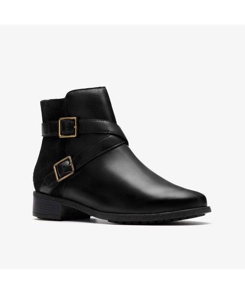 Clarks(クラークス)の「Havisham Bay / ハビシャムベイ(ブラックレザー)(ブーツ・レディース・ブラック・UK6/UK5.5/UK5/UK4.5/UK4/UK3.5/UK3)」の3枚目の写真
