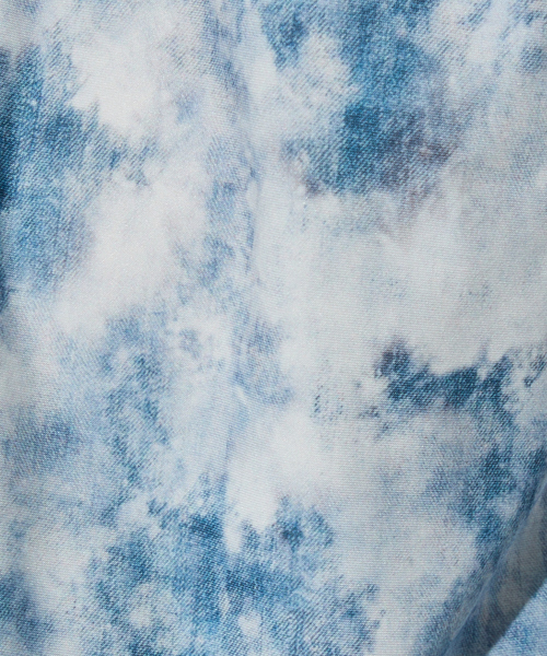 5351 POUR LES HOMMES（ゴーサンゴーイチプールオム）の「クラウドプリント ストレッチ ジャージー シャツ（シャツ/ブラウス・メンズ・ブラック/ブルー・44/46/48/50）」の3枚目の写真