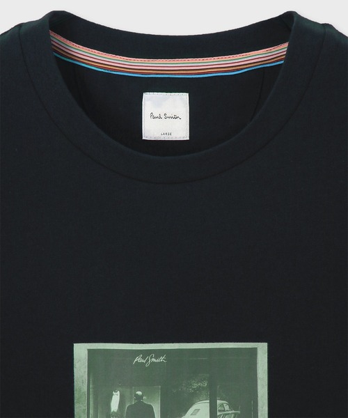 Paul Smith（ポールスミス）の「“Window Gaze” Tシャツ【253506 919T】（Tシャツ/カットソー・メンズ・ブラック/パープル・MEDIUM/LARGE/X-LARGE）」の3枚目の写真