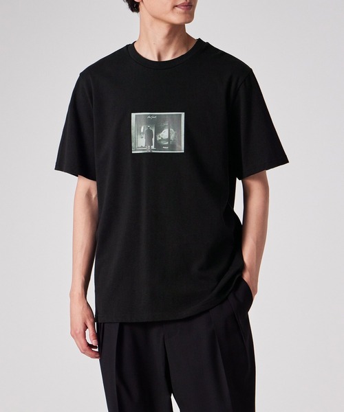 Paul Smith（ポールスミス）の「“Window Gaze” Tシャツ【253506 919T】（Tシャツ/カットソー・メンズ・ブラック/パープル・MEDIUM/LARGE/X-LARGE）」の9枚目の写真