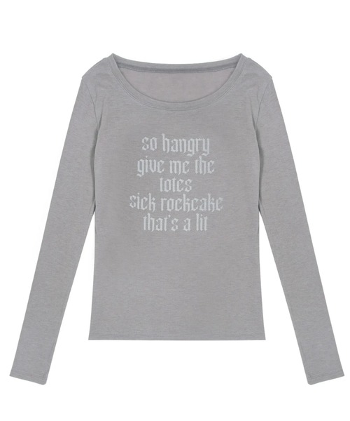 トップス Funk セール】【日本未発売/WEB限定】ROCKCAKE(ロックケーキ)/シアー ロゴ