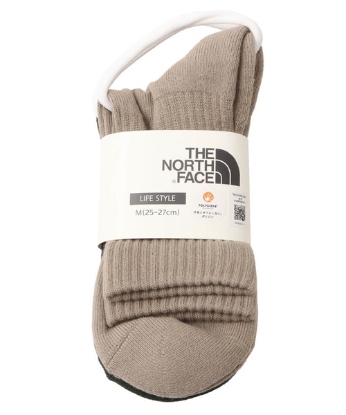 THE NORTH FACE（ザノースフェイス）の「THE NORTH FACE TNF Logo 2P Crew / ザ・ノース・フェイス TNF ロゴ 2P クルー（ソックス/靴下・メンズ・マルチ・S/L/M）」の5枚目の写真