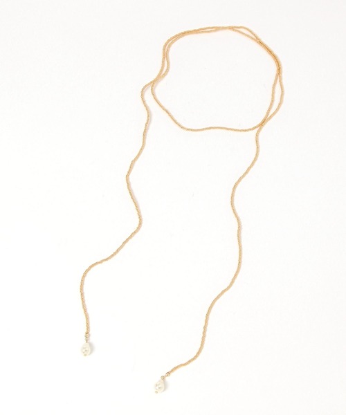 PAGEBOY(ページボーイ)の「ビーズロングネックレス(ネックレス・レディース・シルバー/ゴールド・FREE)」の7枚目の写真