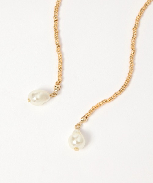 PAGEBOY(ページボーイ)の「ビーズロングネックレス(ネックレス・レディース・シルバー/ゴールド・FREE)」の3枚目の写真