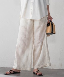 【WEB限定】キュプラTRストライプパンツ