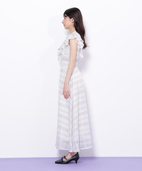 JILL by JILL STUART(ジルバイジルスチュアート)の「◇シアープリーツフリルワンピース(ワンピース・レディース・ホワイト系その他/ピンク/ブルー系その他/ブラック・FREE)」の21枚目の写真