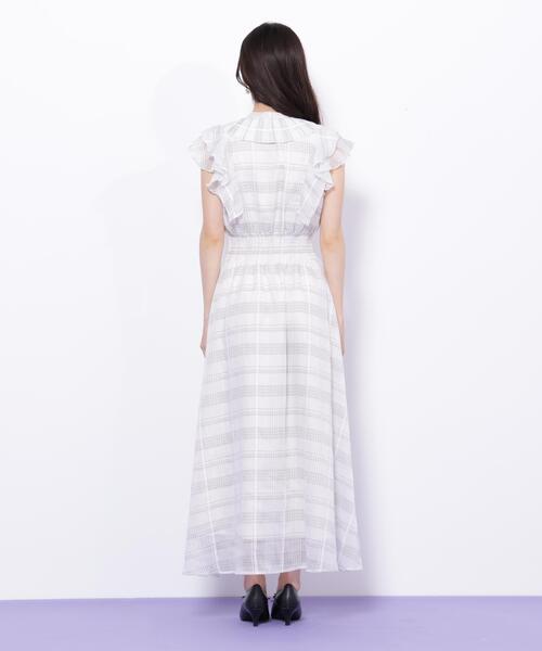 JILL by JILL STUART(ジルバイジルスチュアート)の「◇シアープリーツフリルワンピース(ワンピース・レディース・ホワイト系その他/ピンク/ブルー系その他/ブラック・FREE)」の22枚目の写真
