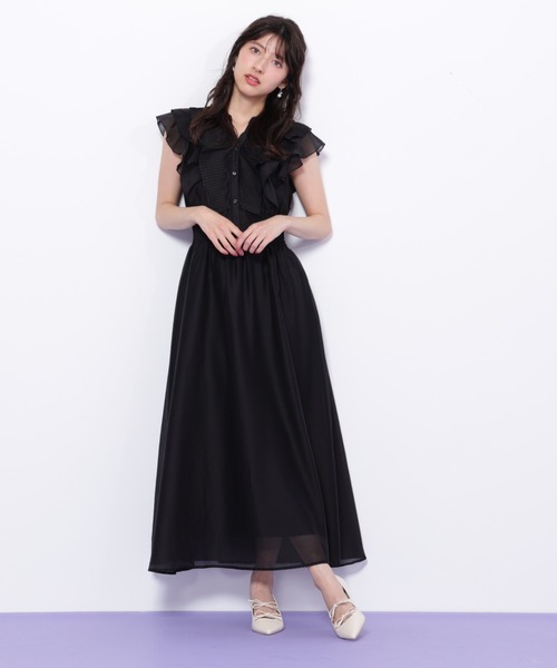 【新品】JILL STUART シアーワンピース リブインナー付　定価3.2万 新品】JILL STUART シアーワンピース リブインナー付 定価3.2万