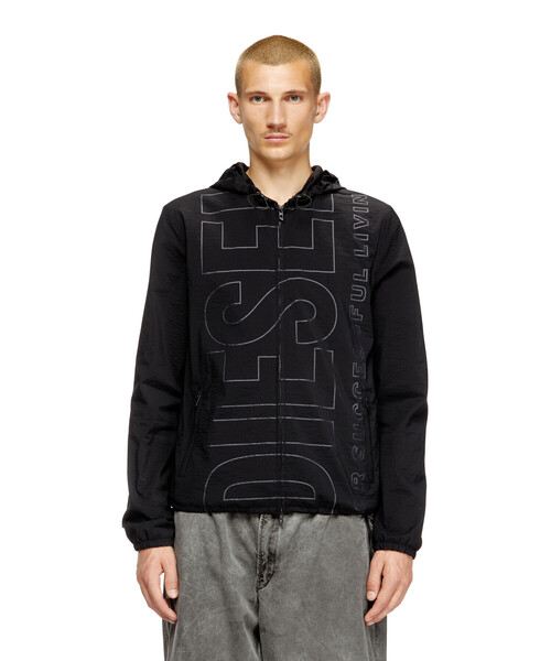 メンズ ジップアップブルゾン J-ANDREW（ナイロンジャケット）｜DIESEL