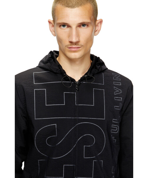 メンズ ジップアップブルゾン J-ANDREW（ナイロンジャケット）｜DIESEL