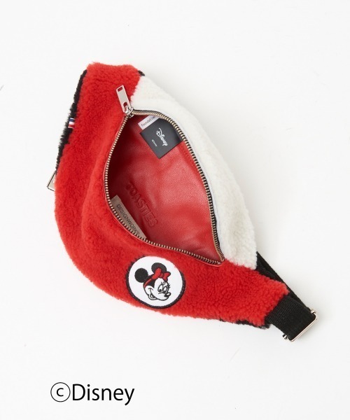 Disney(ディズニー)の「TOASTIES×DESIGNWORKS Disneyシープスキンバッグ(ボディバッグ/ウエストポーチ・レディース・レッド・フリー)」の15枚目の写真