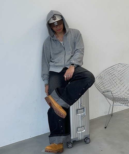 MandO(Auntie Rosa)(エムオー)の「スタッズワイドデニムパンツ(デニムパンツ・メンズ・インディゴブルー/ブラック・LARGE/MEDIUM/SMALL)」の20枚目の写真