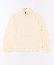 Wonder apartment（ワンダーアパートメント）の「レースハイネック長袖Ｔシャツ（Tシャツ/カットソー）」