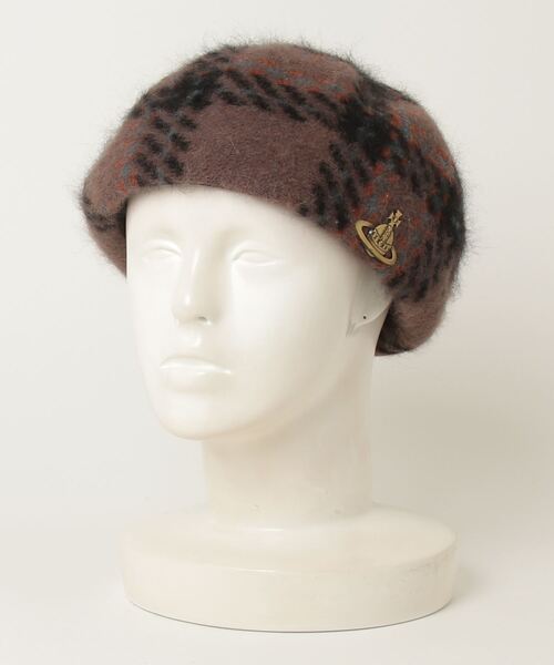 Vivienne Westwood チェック柄　ベレー帽　古着 Vivienne Westwood / チェック柄ベレー帽 / ヴィヴィアン
