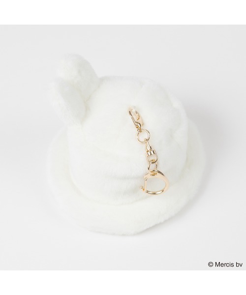 Dick Bruna(ディックブルーナ)の「BRUNA MINI FUR HAT チャーム(キーホルダー・レディース・ブラウン/ホワイト・FREE)」の4枚目の写真
