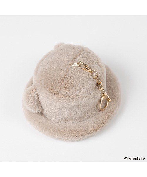 Dick Bruna(ディックブルーナ)の「BRUNA MINI FUR HAT チャーム(キーホルダー・レディース・ブラウン/ホワイト・FREE)」の7枚目の写真