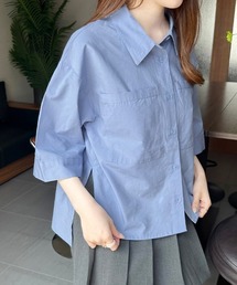 前後差丈シャツブラウス