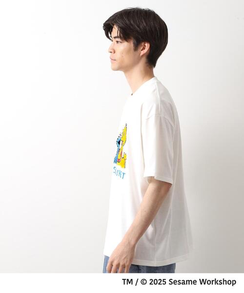 SESAME STREET(セサミストリート)の「セサミストリートTシャツ/親子リンク(Tシャツ/カットソー・メンズ・ホワイト系3/スミクロ/ブラック系その他/オフホワイト・03/02)」の7枚目の写真