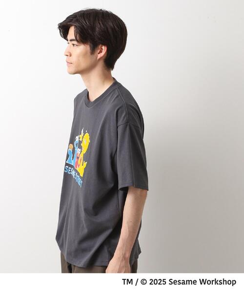 SESAME STREET(セサミストリート)の「セサミストリートTシャツ/親子リンク(Tシャツ/カットソー・メンズ・ホワイト系3/スミクロ/ブラック系その他/オフホワイト・03/02)」の12枚目の写真