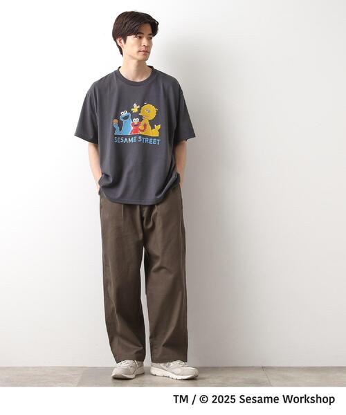 SESAME STREET(セサミストリート)の「セサミストリートTシャツ/親子リンク(Tシャツ/カットソー・メンズ・ホワイト系3/スミクロ/ブラック系その他/オフホワイト・03/02)」の14枚目の写真