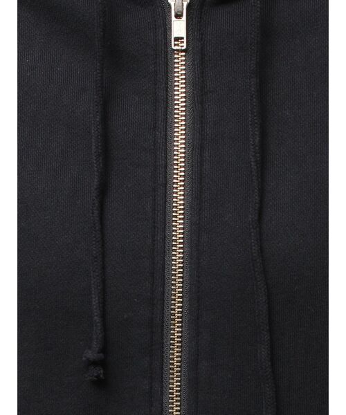 EMODA（エモダ）の「シェービングオーバージップフーディ（パーカー・レディース・グレー/ブラック/ライトグレー・FREE）」の5枚目の写真