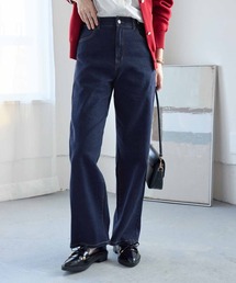 Viola e Viola（ヴィオラエヴィオラ）の「《本格デニム×ストレッチ》隠しゴムで見た目すっきり楽ちんデニム（デニムパンツ）」