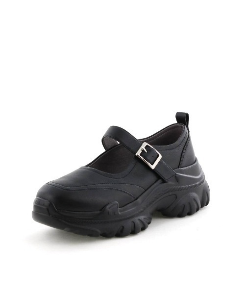 NICAL(ニカル)の「【NICAL】【本革】ボリュームソールメリージェーン/554309(パンプス・レディース・シルバー/ブラック・25.5cm/24.5cm/23.5cm/22.5cm/22.0cm/25.0cm/24.0cm/23.0cm)」の3枚目の写真