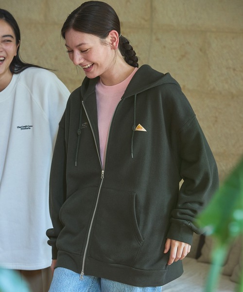 KELTY/ケルティ 別注 ダブルロゴ刺繍 ビッグシルエット スウェット