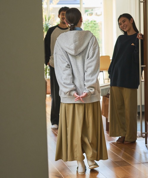 KELTY/ケルティ 別注 ダブルロゴ刺繍 ビッグシルエット スウェット