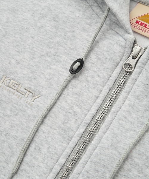 KELTY（ケルティ）の「KELTY/ケルティ 別注  ダブルロゴ刺繍 ビッグシルエット スウェットダブルジップパーカー（パーカー・レディース・スミクロ/ダークブラウン/ネイビー/グレイッシュベージュ/ブラック/グレー・M/L）」の11枚目の写真