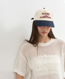 GENERAL IDEA/ジェネラルアイディア cord stitch net half knit 半袖ニット 冬服