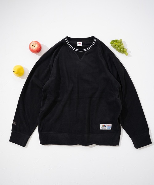 FRUIT OF THE LOOM（フルーツオブザルーム）の「【FRUIT OF THE LOOM】COZY SOFT FLEECE PULLOVER/フリーススウェット（スウェット・メンズ・ブラック/アイボリー/ブラウン・XL/L/M/S）」の2枚目の写真