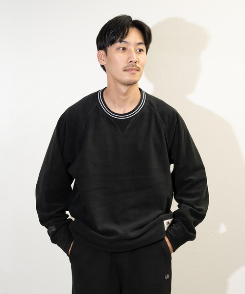 FRUIT OF THE LOOM（フルーツオブザルーム）の「【FRUIT OF THE LOOM】COZY SOFT FLEECE PULLOVER/フリーススウェット（スウェット・メンズ・ブラック/アイボリー/ブラウン・XL/L/M/S）」の4枚目の写真
