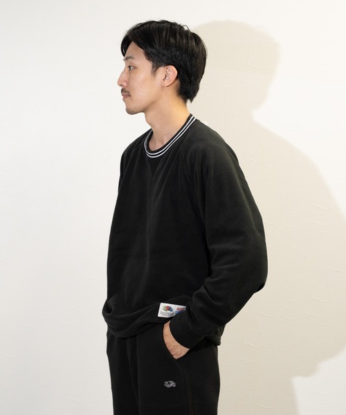 FRUIT OF THE LOOM（フルーツオブザルーム）の「【FRUIT OF THE LOOM】COZY SOFT FLEECE PULLOVER/フリーススウェット（スウェット・メンズ・ブラック/アイボリー/ブラウン・XL/L/M/S）」の5枚目の写真