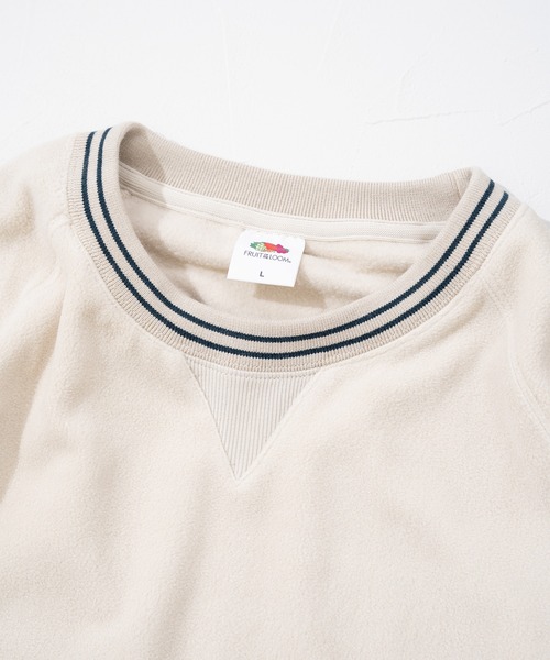 FRUIT OF THE LOOM(フルーツオブザルーム)の「【FRUIT OF THE LOOM】COZY SOFT FLEECE PULLOVER/フリーススウェット(スウェット・メンズ・ブラック/アイボリー/ブラウン・XL/L/M/S)」の12枚目の写真