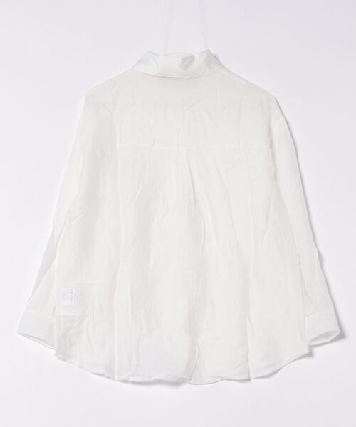 Ritzy（リッツィー）の「7色展開　オーバーサイズ 長袖シアーシャツ（シャツ/ブラウス・レディース・ブルー/ホワイト/ピンク/ライトグリーン/グリーン/ベージュ/イエロー・FREE）」の19枚目の写真