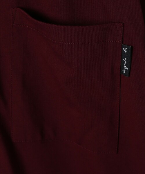 agnes b.（アニエスベー）の「メンズ コットン 長袖 ジップシャツ "Metro"（シャツ/ブラウス・メンズ・ボルドー・2/1）」の4枚目の写真