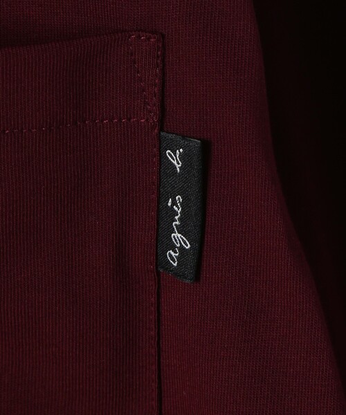 agnes b.（アニエスベー）の「メンズ コットン 長袖 ジップシャツ "Metro"（シャツ/ブラウス・メンズ・ボルドー・2/1）」の5枚目の写真